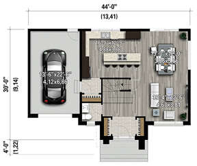 Main Floor for House Plan #6146-00391