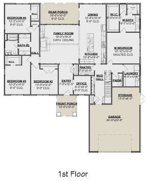 Main Floor for House Plan #1462-00001