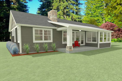 Craftsman House Plan #1462-00002 Elevation Photo