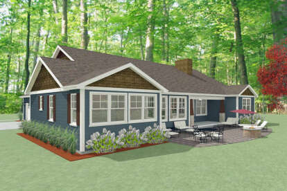 Craftsman House Plan #1462-00004 Elevation Photo