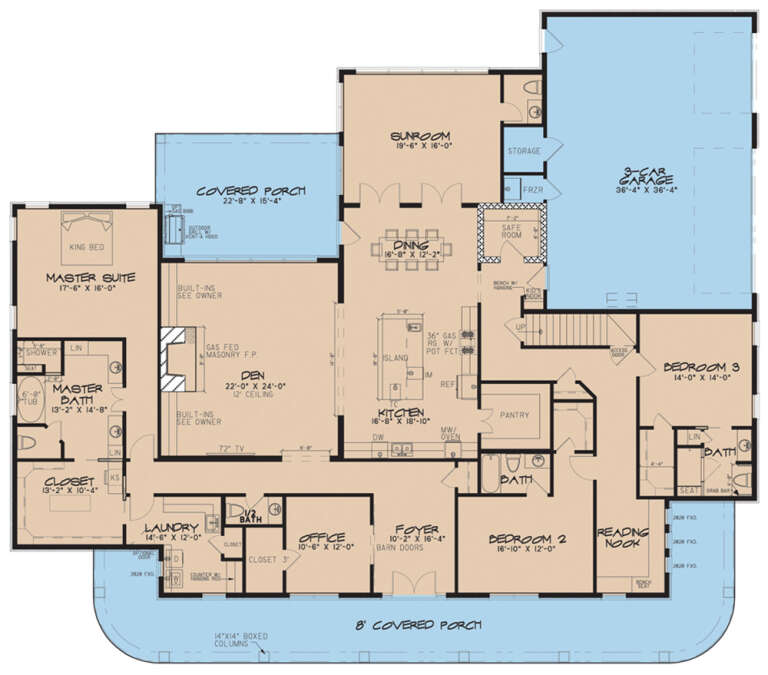 House Plan House Plan #24426 Drawing 1