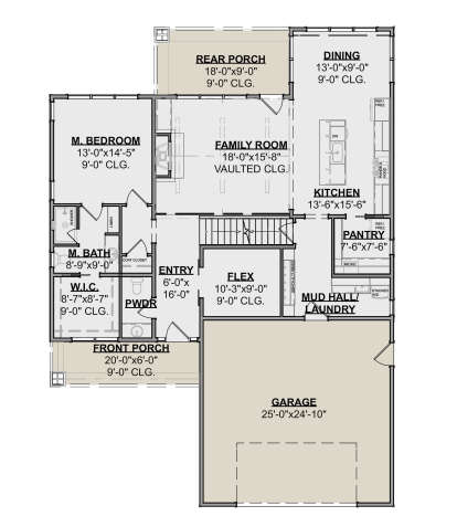 Main Floor for House Plan #1462-00006