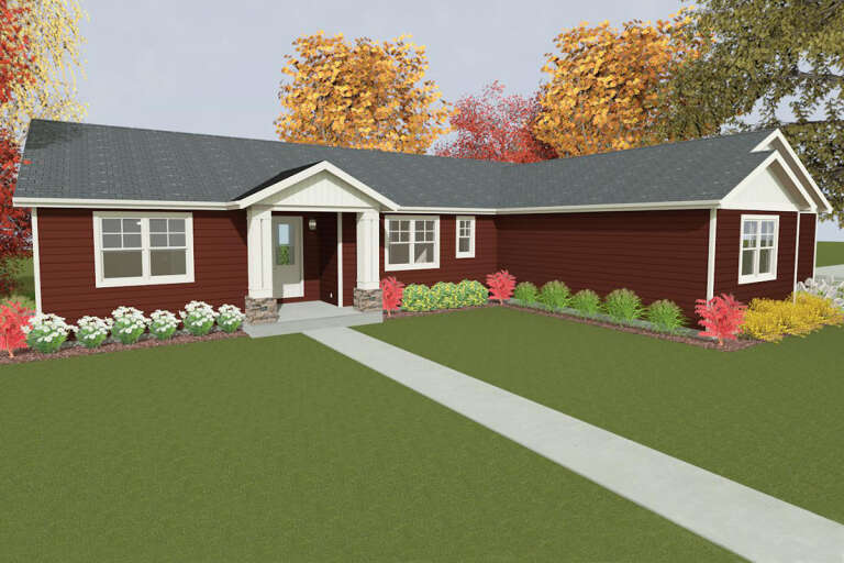 House Plan House Plan #24429 Front Elevation 