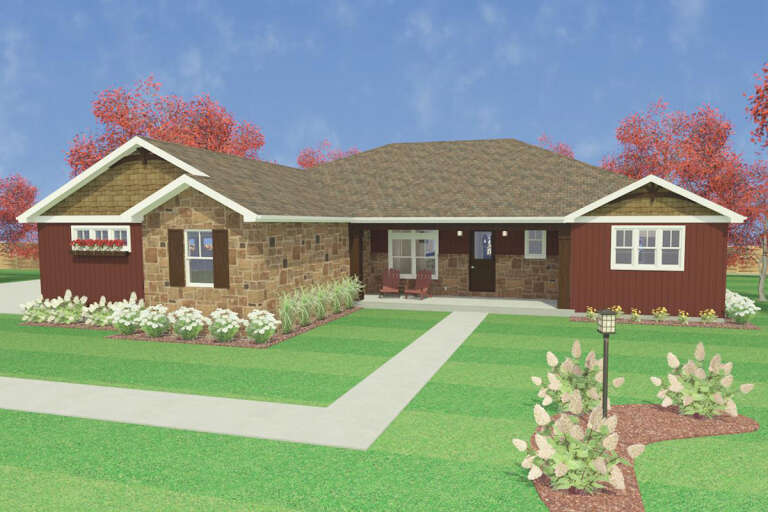 House Plan House Plan #24430 Front Elevation 