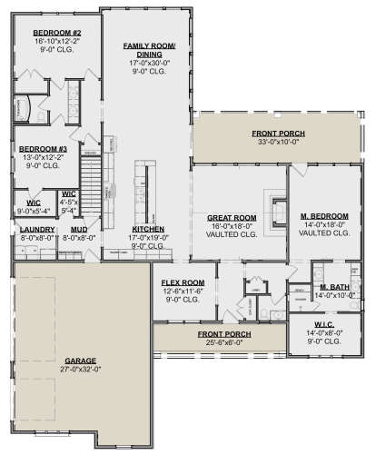 Main Floor for House Plan #1462-00009