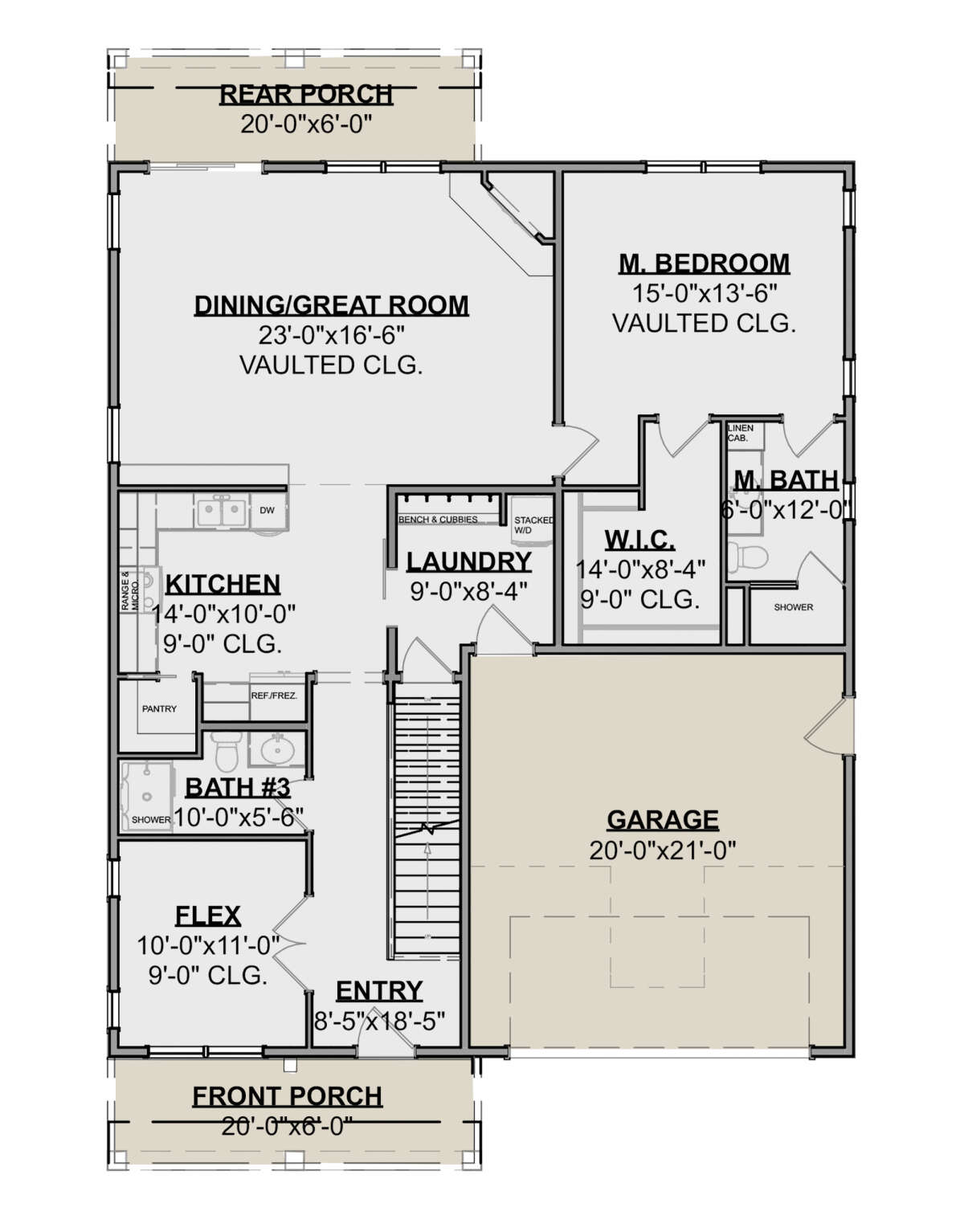 Main Floor for House Plan #1462-00010
