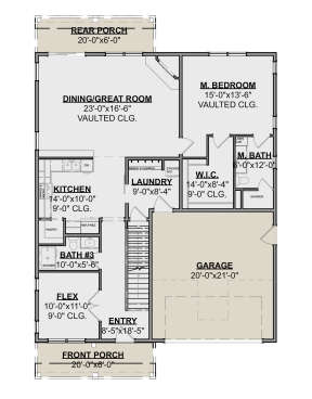 Main Floor for House Plan #1462-00010