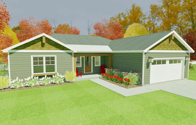 House Plan House Plan #24432 Front Elevation 