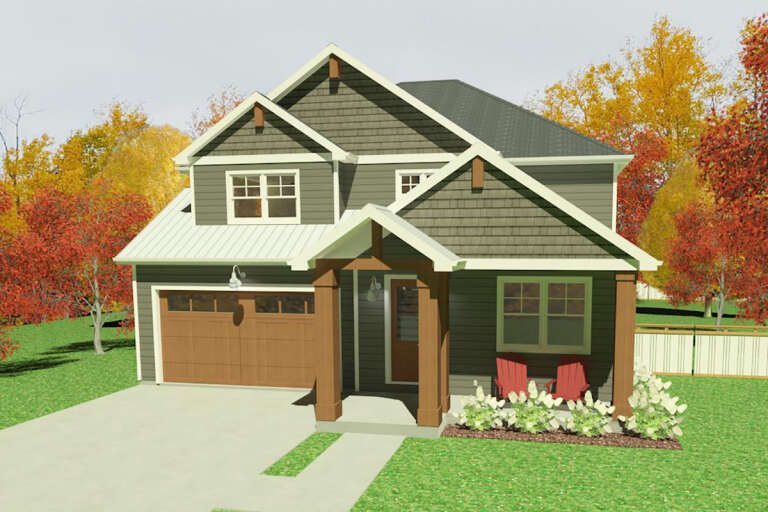 House Plan House Plan #24433 Front Elevation 