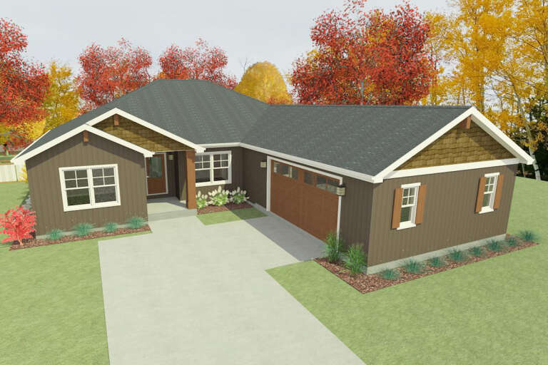 House Plan House Plan #24434 Front Elevation 