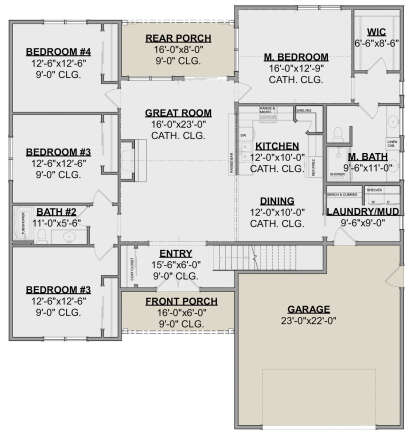 Main Floor for House Plan #1462-00014