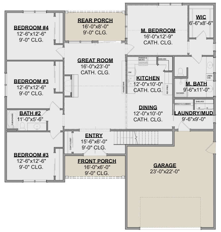 House Plan House Plan #24435 Drawing 1