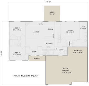 Main Floor for House Plan #5678-00015