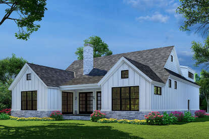 Farmhouse House Plan #8318-00154 Elevation Photo