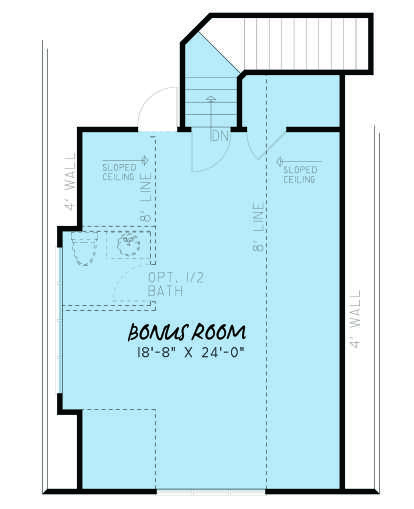 Bonus Room for House Plan #8318-00154