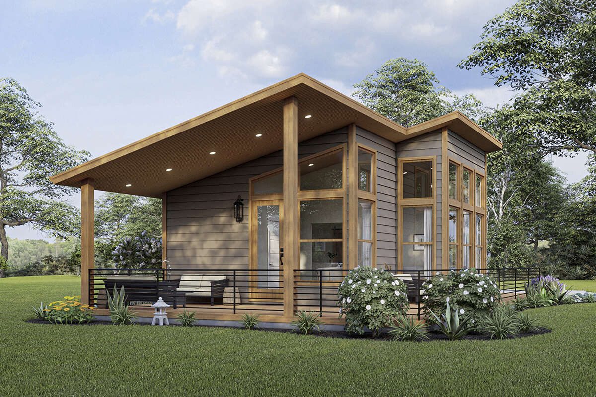 Lake Front Plan: 723 Square Feet, 1 Bedroom, 1 Bathroom - 1462-00016