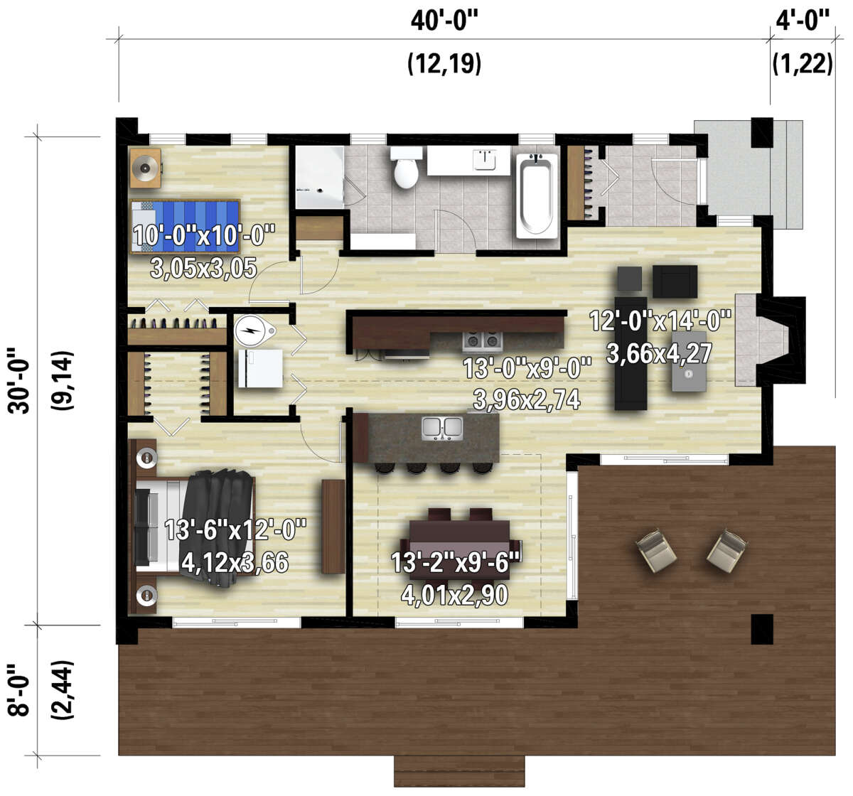 Main Floor for House Plan #6146-00396