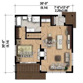 Main Floor for House Plan #6146-00399