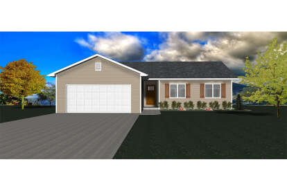Traditional House Plan #5678-00016 Elevation Photo