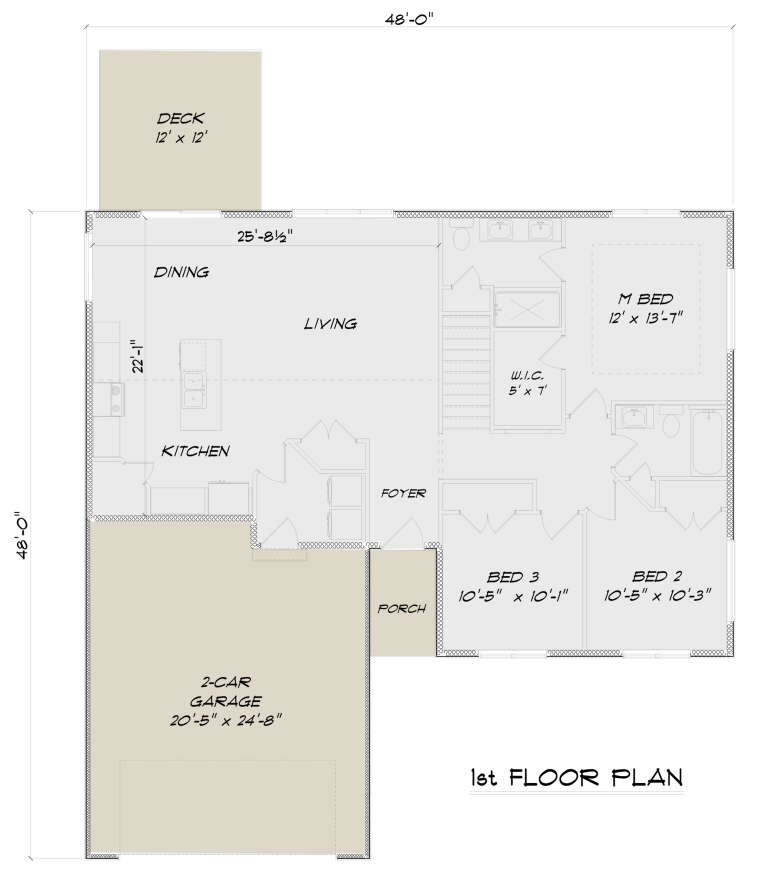 House Plan House Plan #24447 Drawing 1