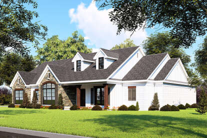 Craftsman House Plan #8318-00155 Elevation Photo