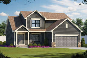 Traditional House Plan #402-01643 Elevation Photo