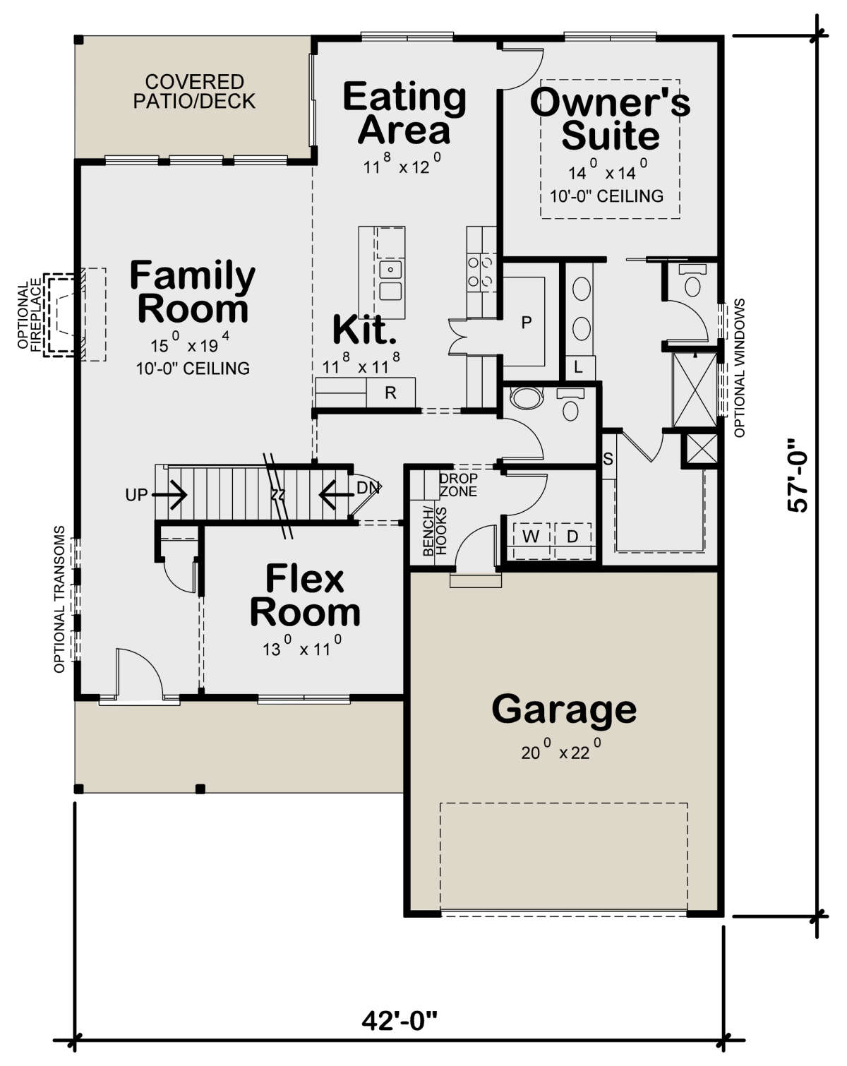 Main Floor for House Plan #402-01643