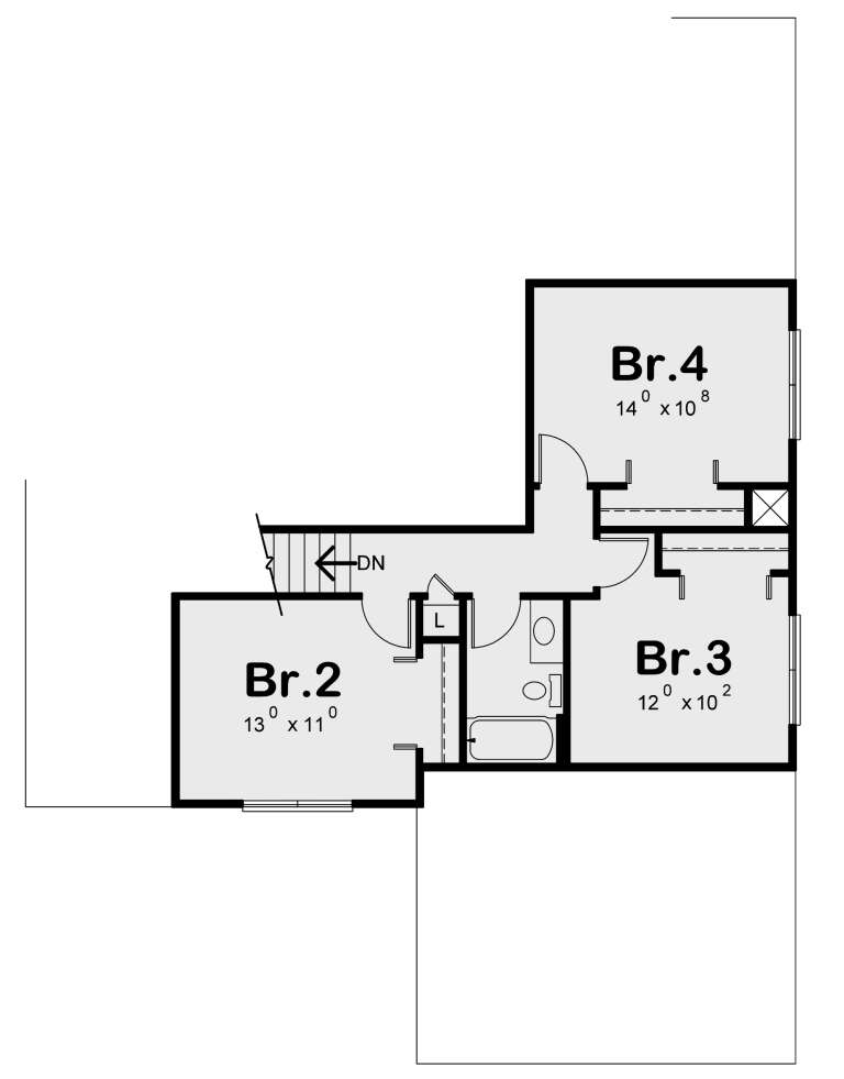 House Plan House Plan #24449 Drawing 2