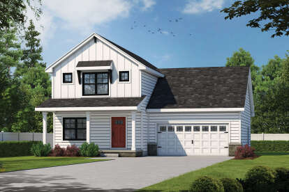 Modern Farmhouse House Plan #402-01645 Elevation Photo