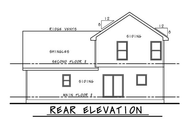 Modern Farmhouse House Plan #402-01645 Elevation Photo