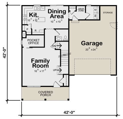 House Plan House Plan #24451 Drawing 1