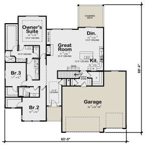 Main Floor for House Plan #402-01646