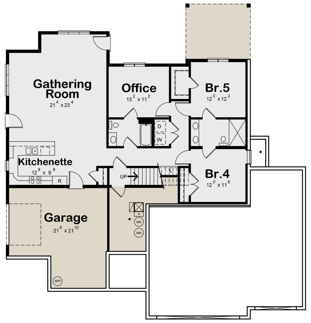 Basement for House Plan #402-01646