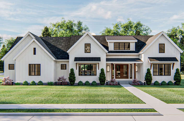 House Plan House Plan #24453 Front Elevation 