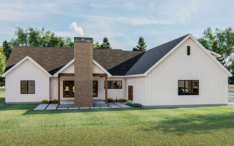 Modern Farmhouse House Plan #963-00416 Elevation Photo