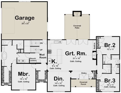 Main Floor for House Plan #963-00416