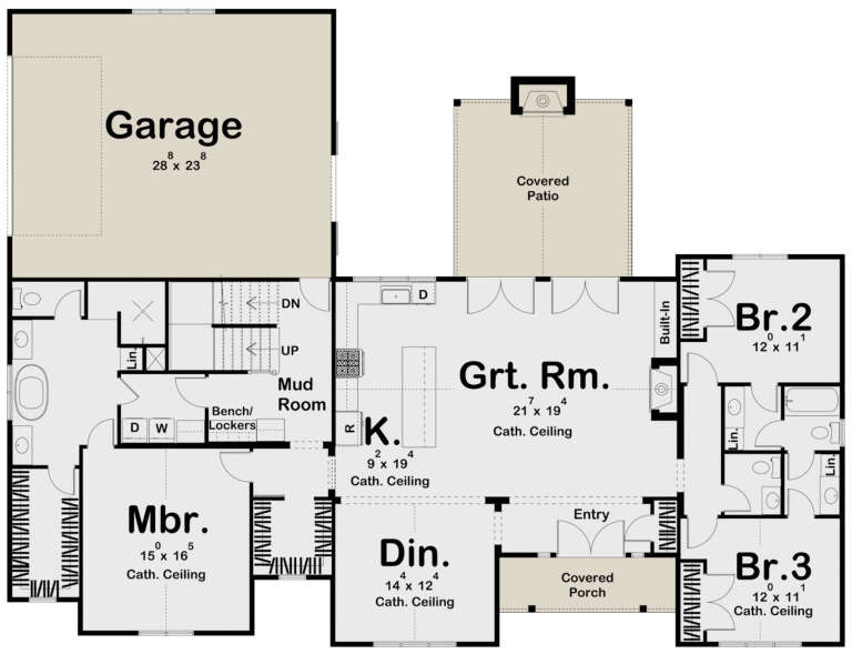House Plan House Plan #24453 Drawing 1