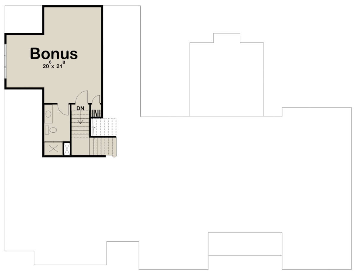 Bonus Room for House Plan #963-00416