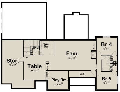 Basement for House Plan #963-00416
