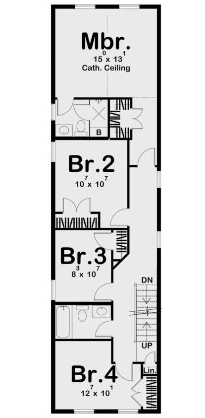 Second Floor for House Plan #963-00417