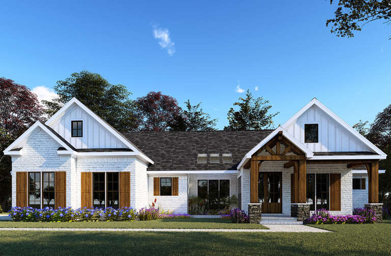 House Plan House Plan #24457 Front Elevation 