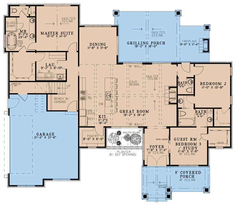 House Plan House Plan #24457 Drawing 1