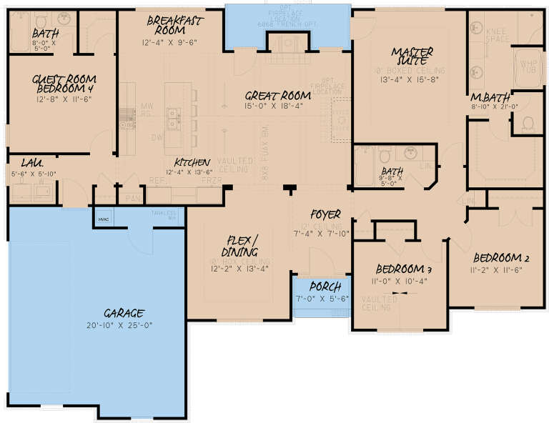 House Plan House Plan #24458 Drawing 1