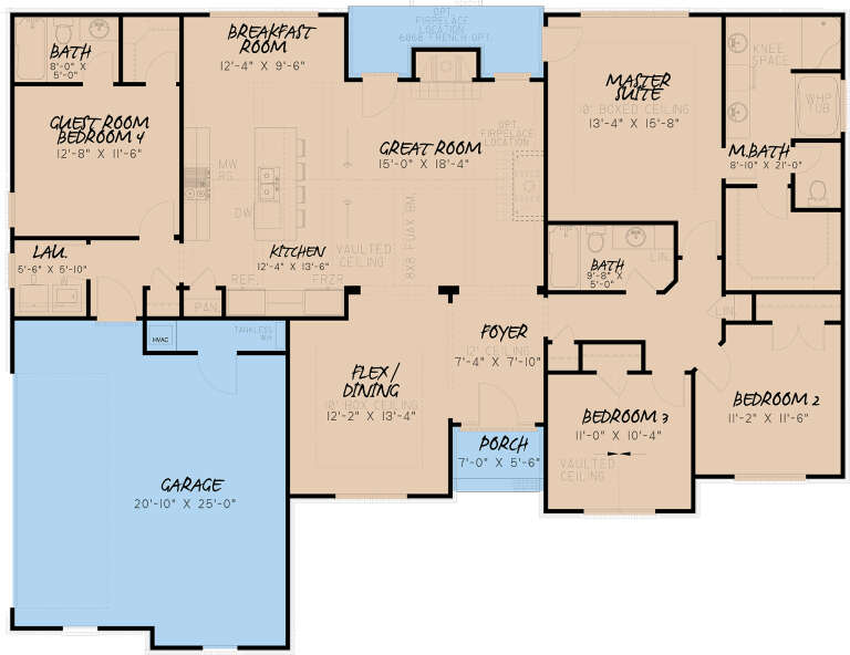 House Plan House Plan #24458 Drawing 1
