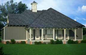 Country House Plan #048-00274 Elevation Photo