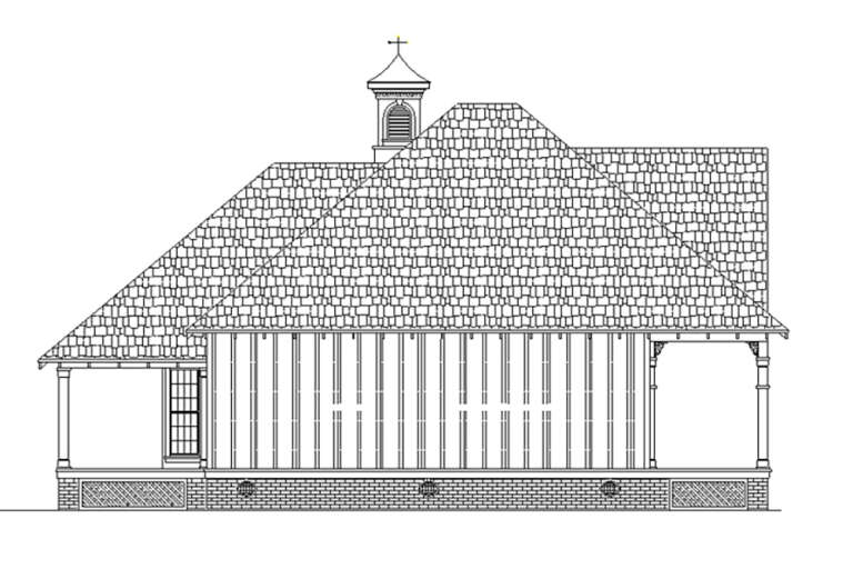 Country House Plan #048-00274 Elevation Photo