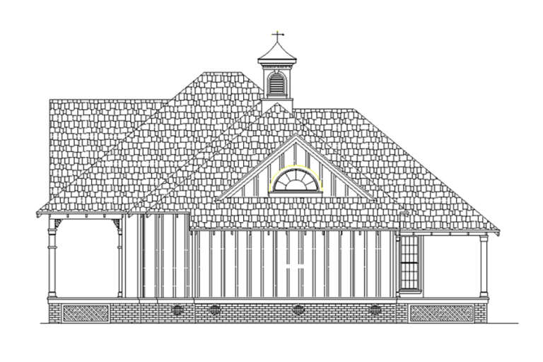 Country House Plan #048-00274 Elevation Photo