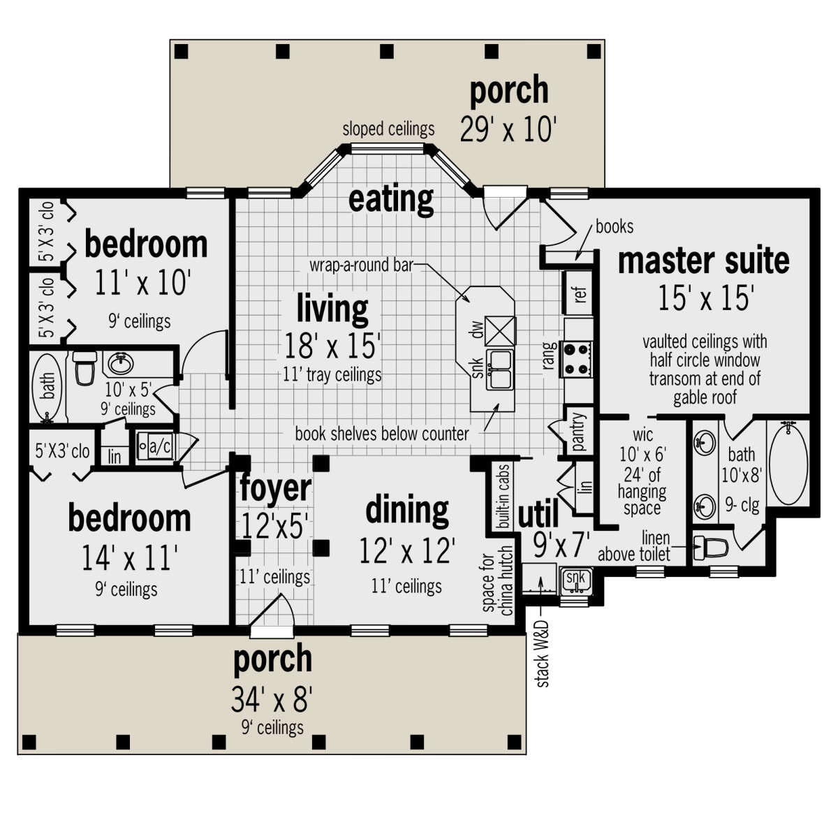 Main Floor for House Plan #048-00274