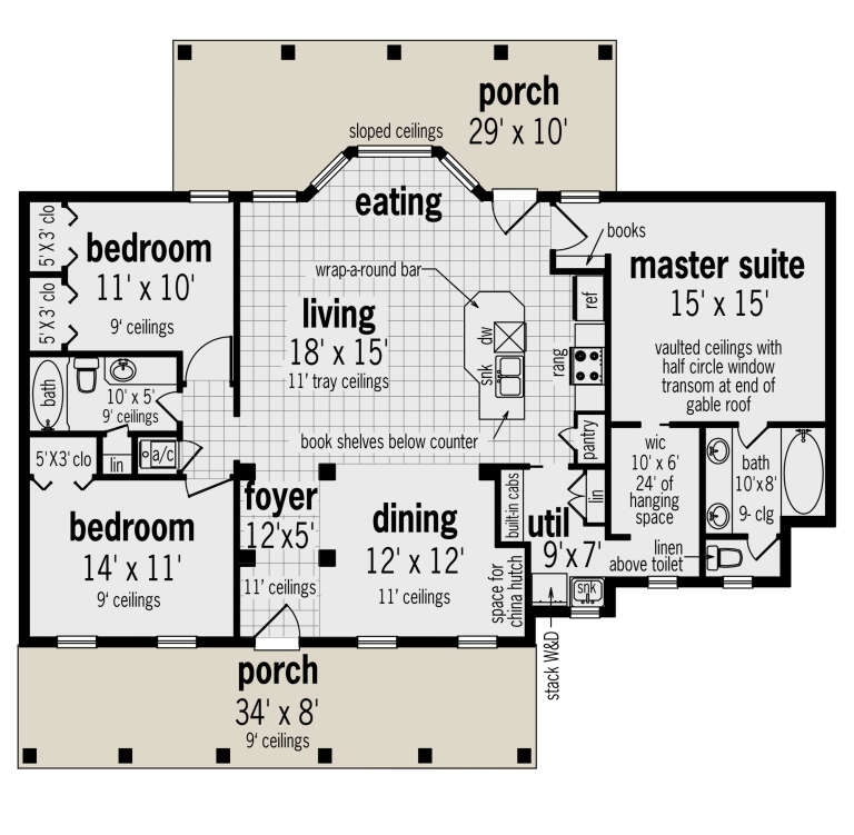 House Plan House Plan #24459 Drawing 1