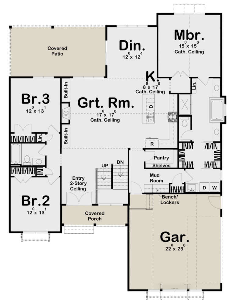 House Plan House Plan #24460 Drawing 1